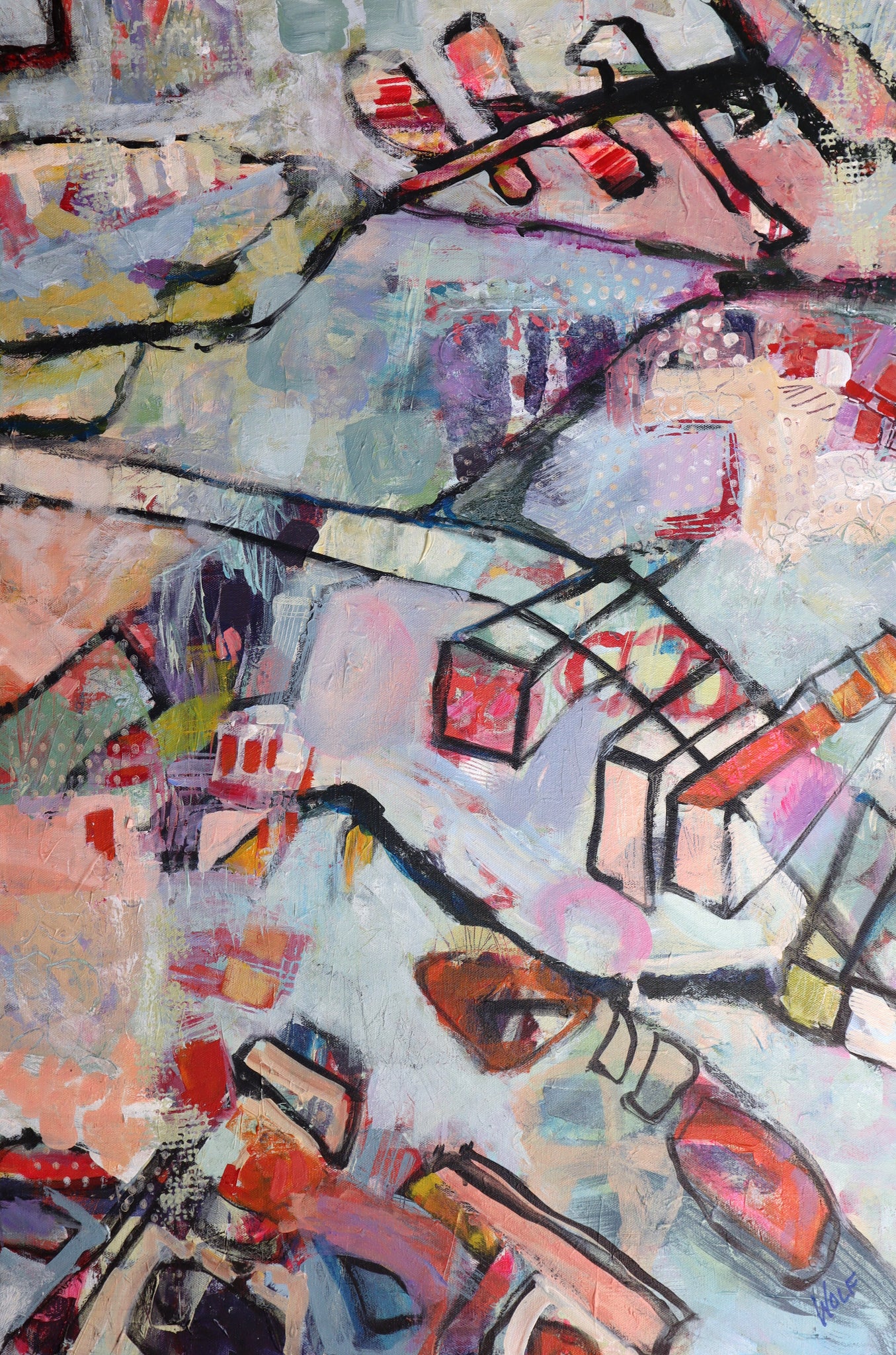The Wharf by Lou Wolf Vallance