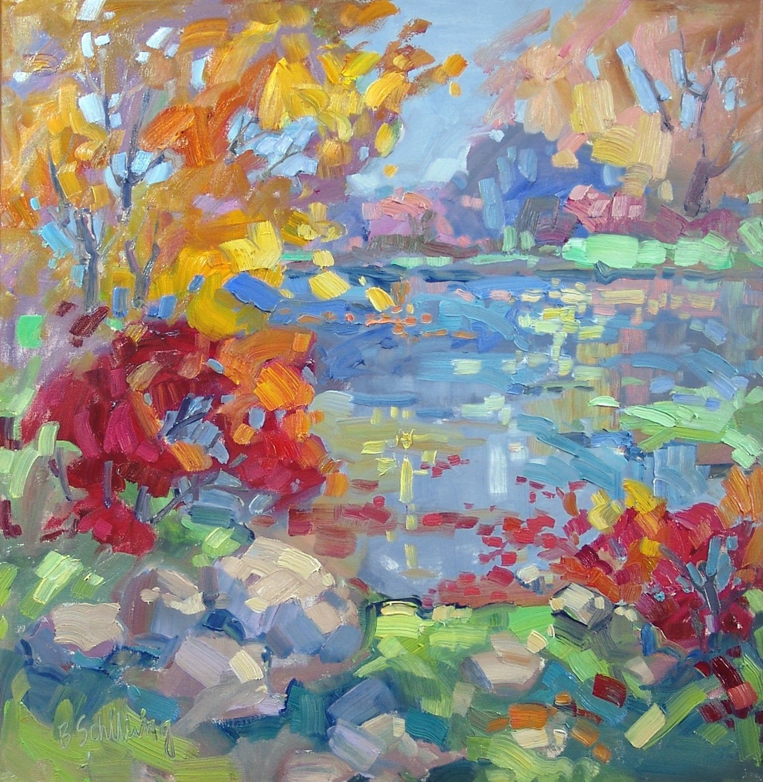 Autumn's Arrival by Barbara Schilling